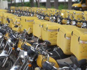 Correios realizam leilão de motocicletas