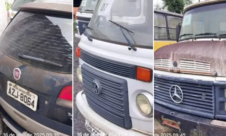 Leilão da Prefeitura de São José dos Pinhais tem ônibus, ambulância, trator e até bombas de combustível