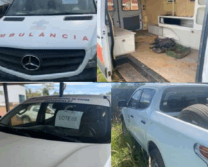 Leilão de Prefeitura tem Sprinter, caminhonetes e máquinas