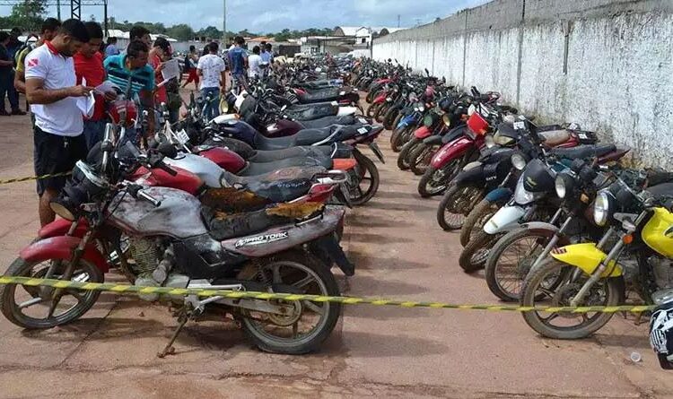 Leilão de motos com lances a partir de R$ 600 acontece em 23 de junho; veja como participar