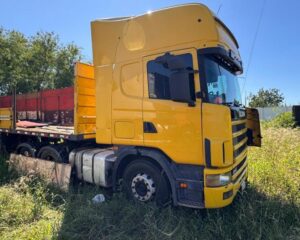 Caminhão Scania leilão polica federal 1