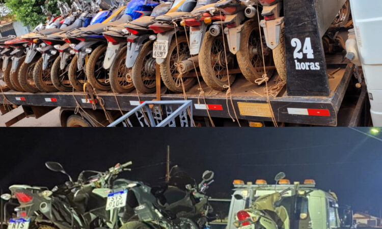 Polícia Militar Desarticula Quadrilha e Recupera 25 Motos Furtadas
