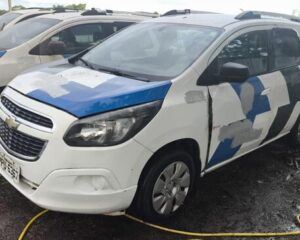 Carros e SUVs da frota da PM