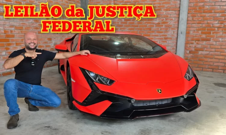 LEILÃO da JUSTIÇA tem Lamborghini V10, Caminhão e SUV a Partir de 2 mil Reais
