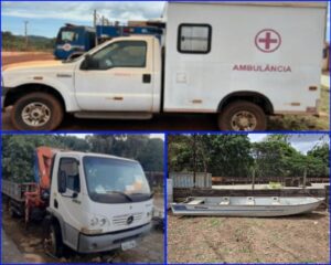 Leilão da Vale tem caminhão Mercedes com Munck e Ford F250 por 30 mil reais e Barco de Alumínio por R$ 5 mil