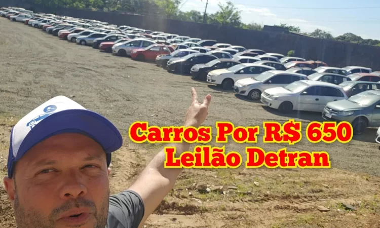 Leilão do Detran SC tem carros a partir de 650 reais com direito a documentação