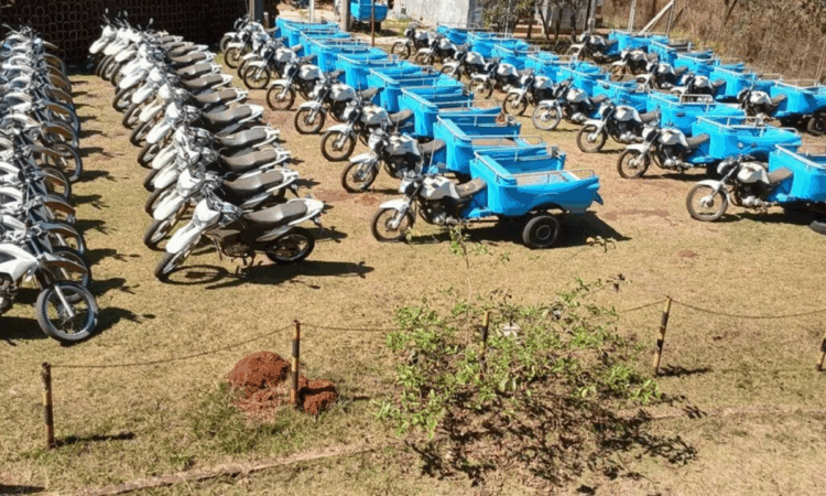 Mega Leilão da Sanepar tem 223 motos Honda Bros e CG a partir de 966 reais