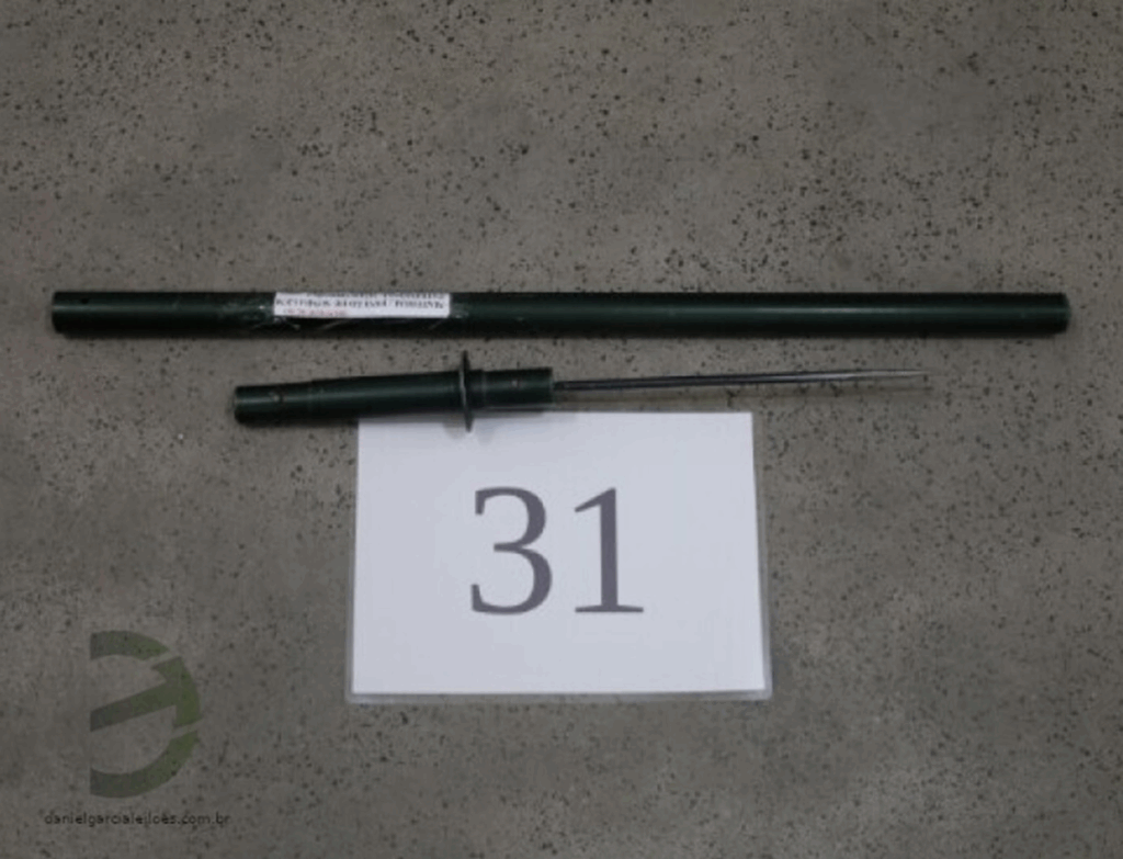 BASTÃO DE SONDAGEM Leilão do Exército