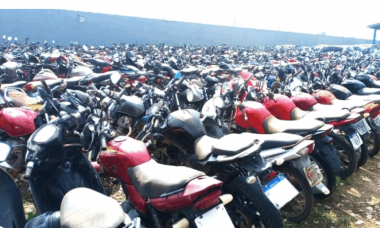 Sinop inicia leilão com 750 carros e motos apreendidos