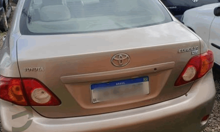 Leilão da Polícia Federal oferece Corolla por R$ 15,5 mil e veículos a partir de R$ 3,5 mil