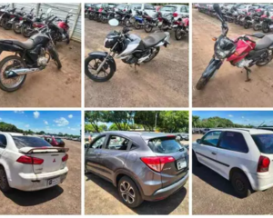 Leilão do Detran abre 2026 com motos a partir de R$ 1.229 e carros desde R$ 2 mil