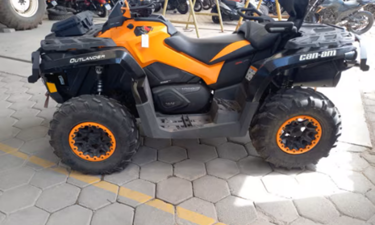 Leilão de apreensões da Polícia Federal quadricículo CAN-AM Outlander Max XTP 4x4
