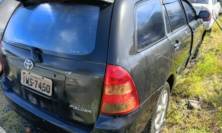 leilão veiculos aprendidos detran TOYOTA FIELDER