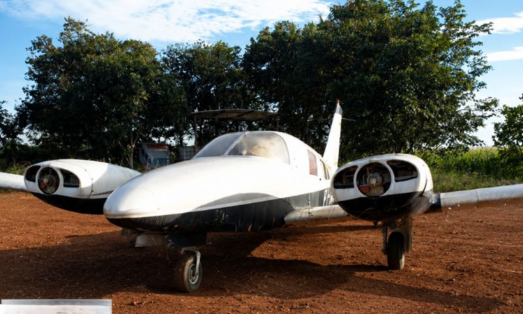 leilão de combate ao trafico Aeronave EMBRAER EMB-810C Seneca